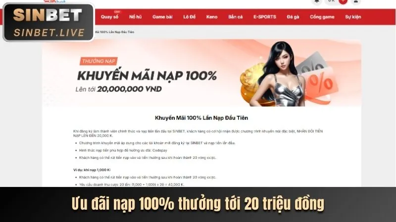 Thưởng Nạp Lại VN66